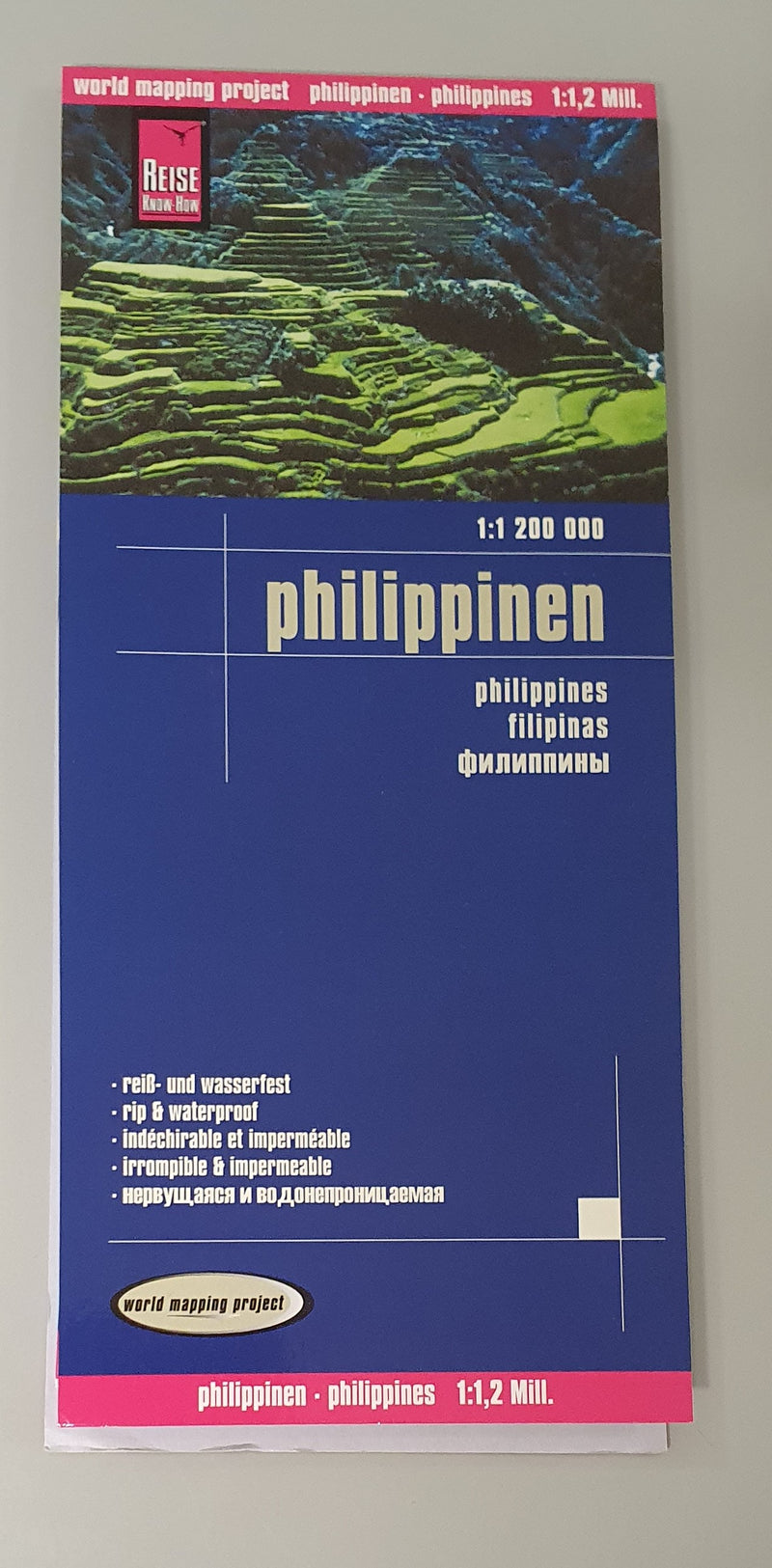 Landkarte Philippinen,3 .Auflage 2015