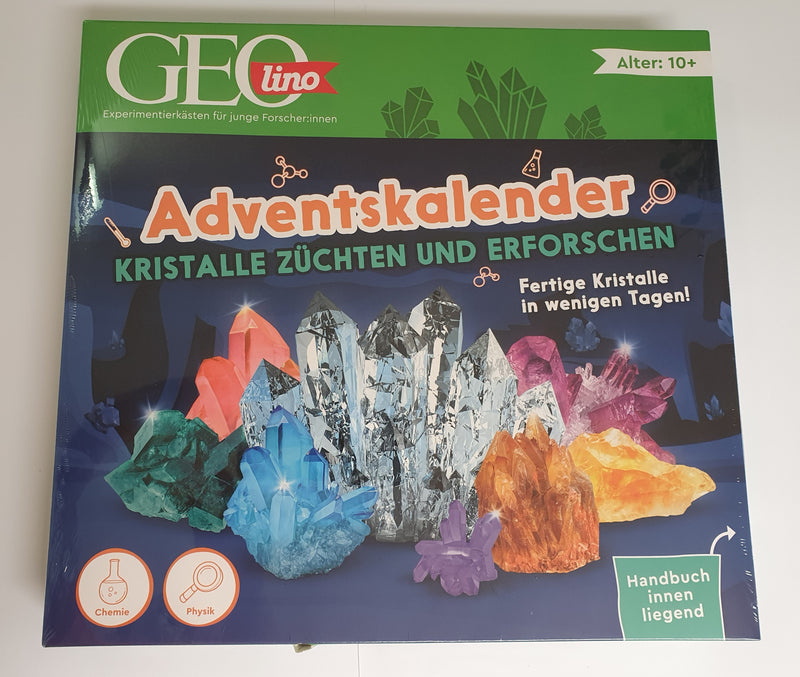 GEOlino Adventskalender Kristalle züchten und erforschen