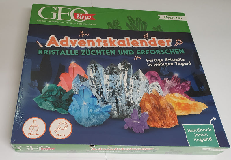 GEOlino Adventskalender Kristalle züchten und erforschen