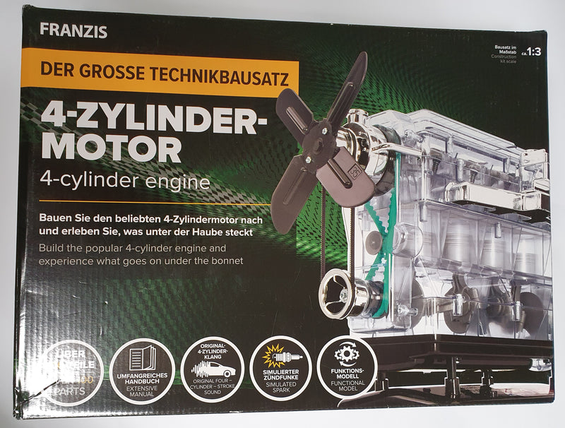 Der große Technikbaus. 4-Zylinder-Motor