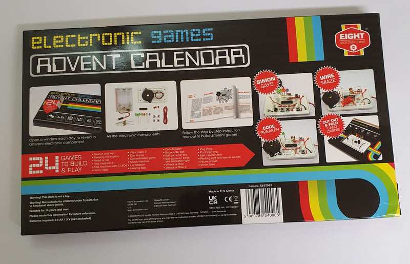 Electronic games advent calender