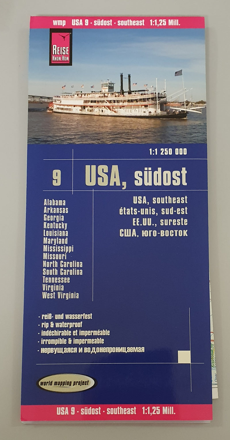 Landk. USA 9 Südost 3.A/1:1,25 Mio-2014