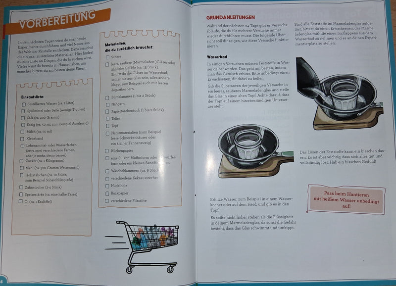 GEOlino Adventskalender Kristalle züchten und erforschen