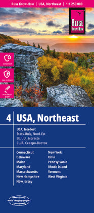 Landk. USA 4 Nordost 1:1,25Mio
