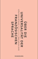 Über die Universalität der französischen Sprache