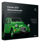 Citroen 2CV Adventskalender grün, Metall Modellbausatz im Maßstab 1:38