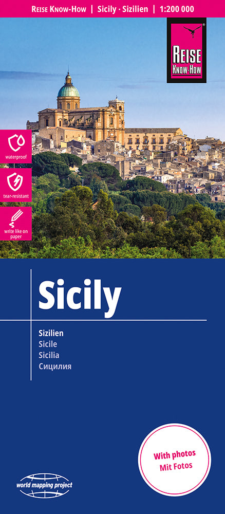 Reise Know-How Landkarte Sizilien / Sicily (1:200.000)-2024