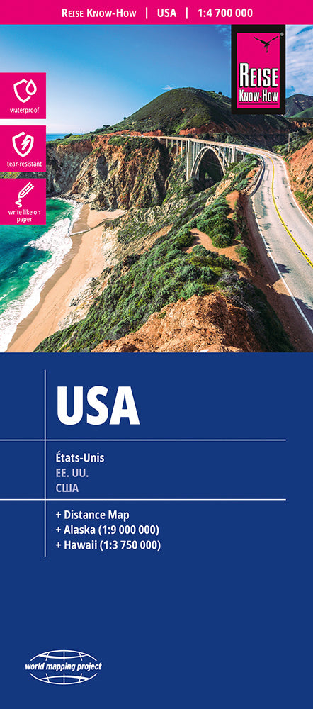 Reise Know-How Landkarte USA-2024