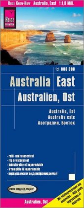 Landkarte Australien Ost, 9. Auflage 2019