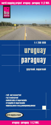 REISE KNOW-HOW LANDKARTE URUGUAY, PARAGUAY (1:1.200.000)