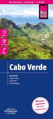 REISE KNOW-HOW LANDKARTE CABO VERDE (1:135.000)