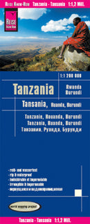 Landk. Tansania,Ruanda,Burund.1:1,2 Mio