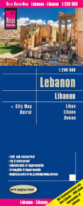 Landkarte Libanon 1:200'-2019