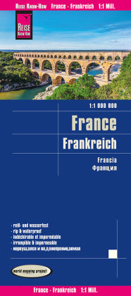 Landkarte Frankreich-2022