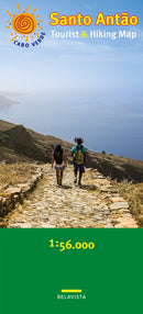 Santo Antão (Antao)-Landkarte, Wanderkarte 1:56000