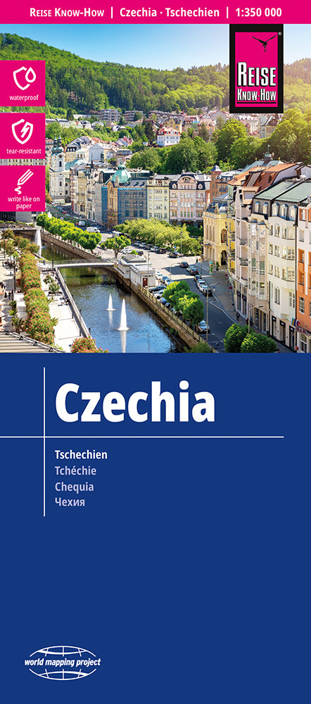 Reise Know-How Tschechien / Czechia -2024-Landkarte