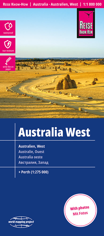 Reise Know-How Australien, West / Australia, West (1:1.800.000)-2025