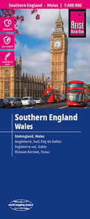 Reise Know-How Landkarte Südengland, Wales | Southern England, -2025
