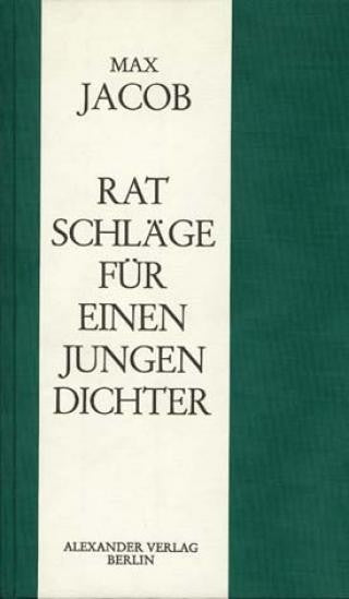Ratschläge für einen jungen Dichter