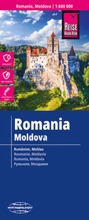 Reise Know-How Landkarte Rumänien, Moldau / Romania, Moldova -2025