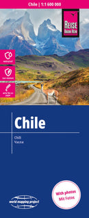Reise Know-How Landkarte Chile (1:1.600.000)-2025