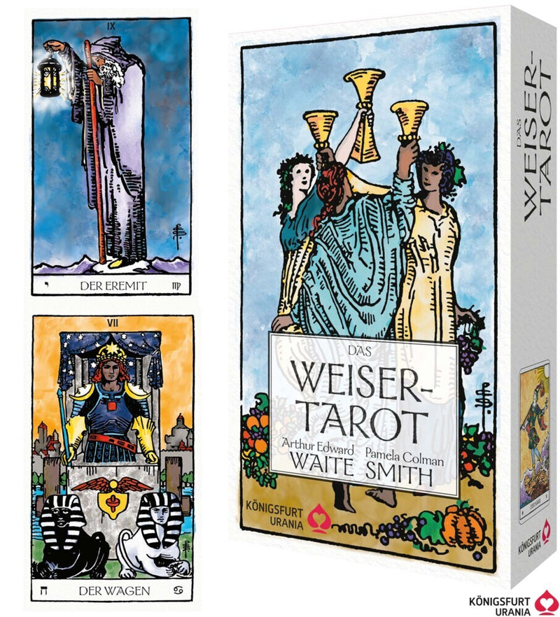 Das Weiser-Tarot - Tarot von A.E. Waite in den ursprünglichen Aquarellfarben