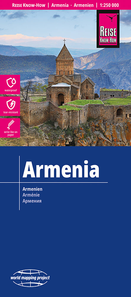 Reise Know-How Landkarte Armenien / Armenia (1:250.000)-2025