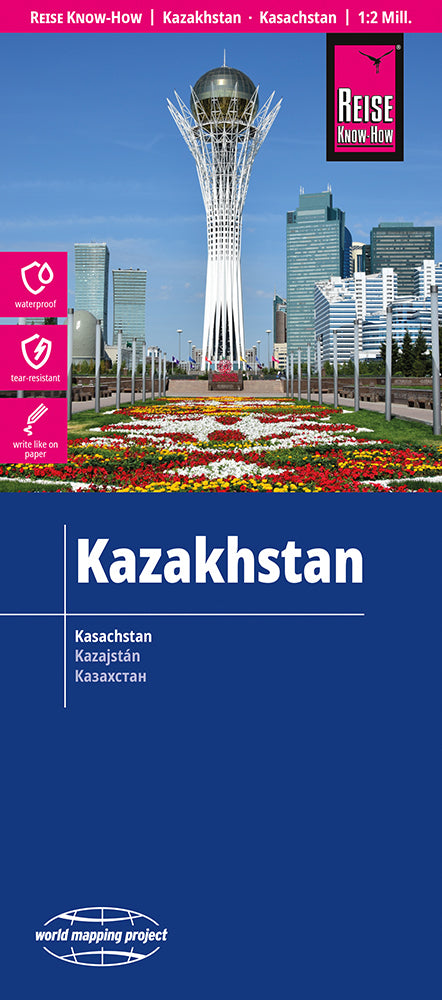 Reise Know-How Landkarte Kasachstan / Kazakhstan (1:2.000.000)-2025