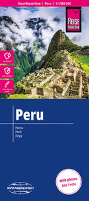 Reise Know-How Landkarte Peru (1:1.500.000)-2025