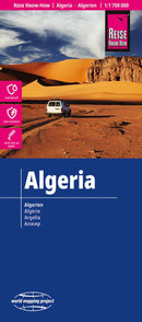 Reise Know-How Landkarte Algerien, Tunesien | Algeria, Tunisia (1:1.700.000)-2026