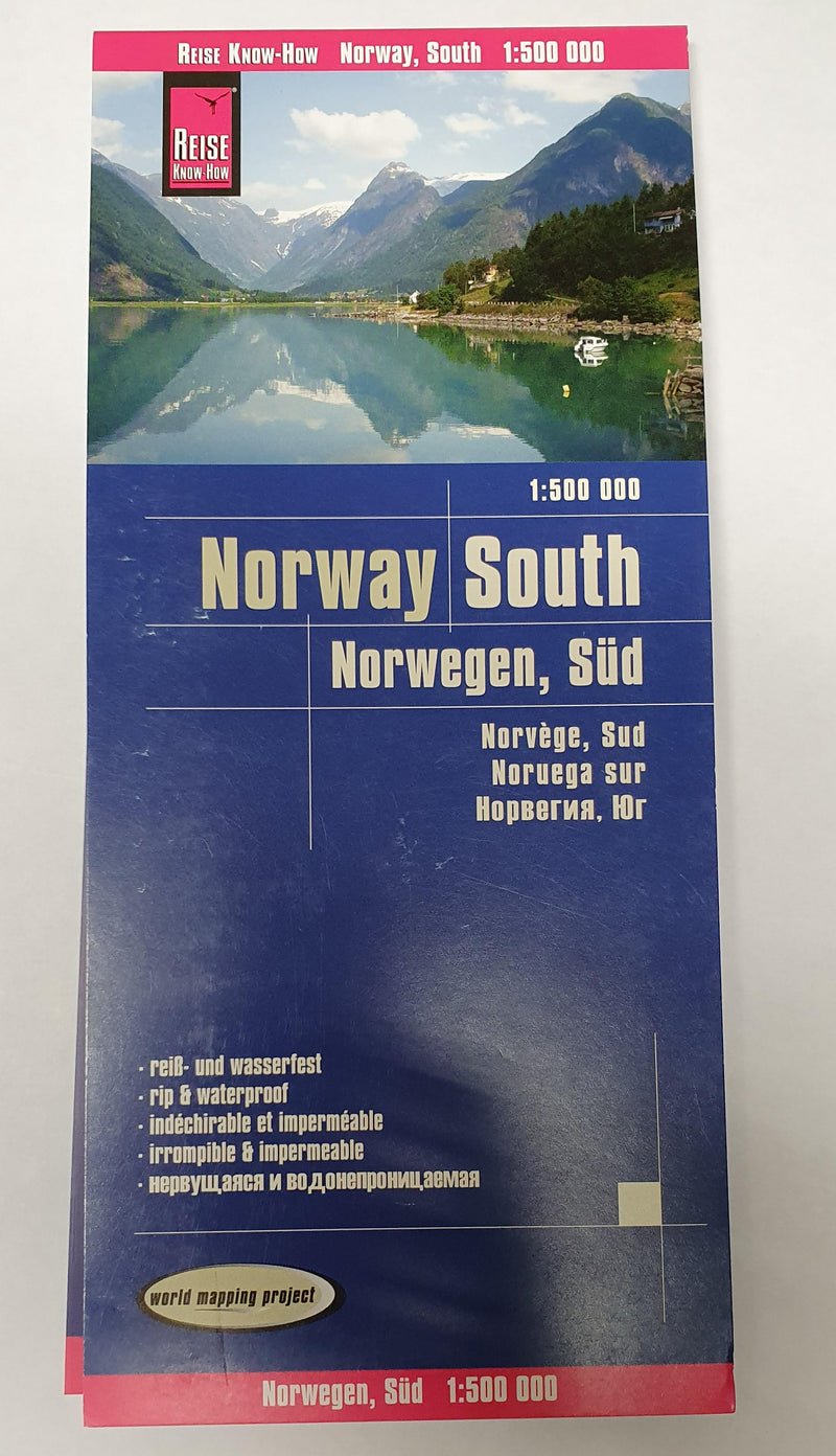 Landkarte Norwegen Süd-2022