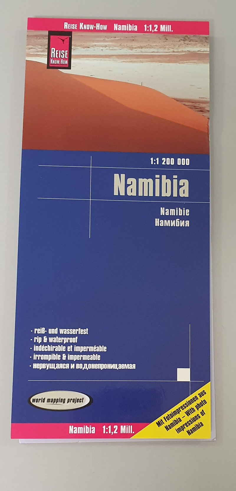 Landk. Namibia 1:1,2 Mio,  Auflage 2020