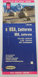 Landkarte Kalifornien, 2018, USA