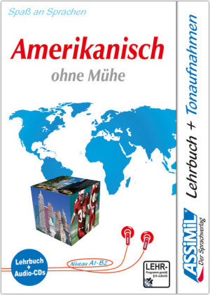 Assimil Amerikanisch ohne Mühe, Lehrbuch und 4 Audio-CDs