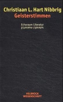 Geisterstimmen Echoraum Literatur