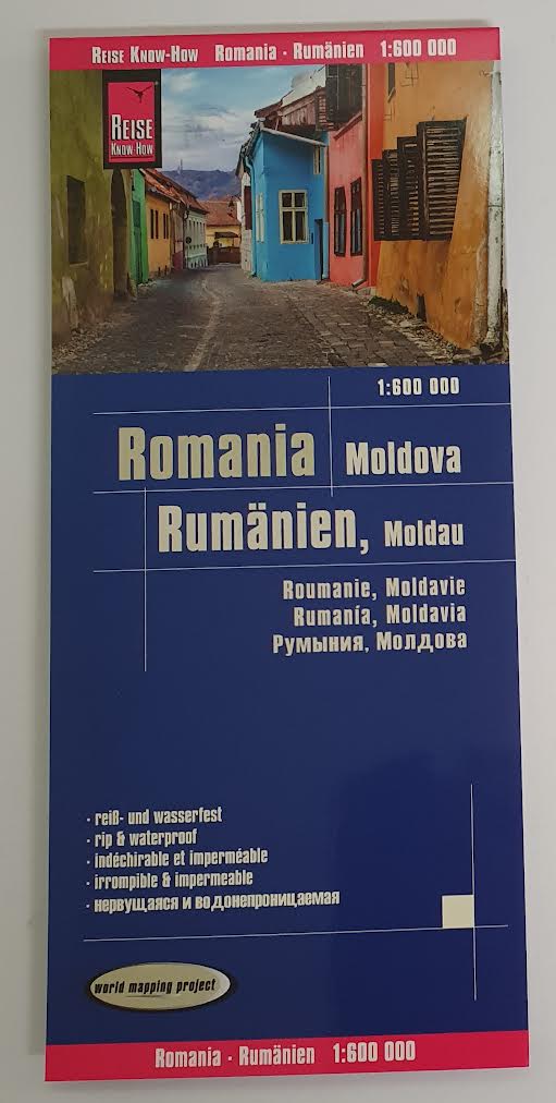 Reise Know-How Landkarte Rumänien, Moldau / Romania, Moldova (1:600.000