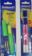 Pelikan Füllhalter Twist grün und Tintenlöscher Super Pirat