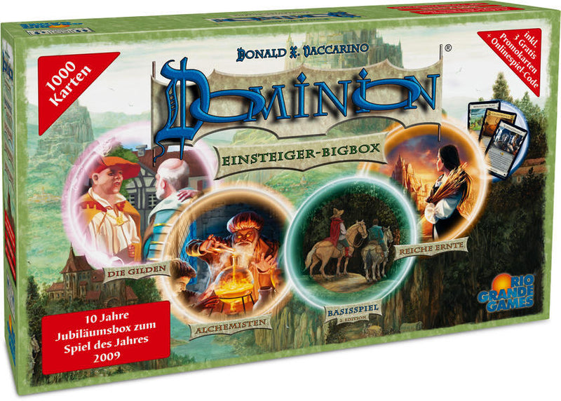 Dominion® Einsteiger-Bigbox (Basisspiel 2. Edition + Gilden + Mixbox + Promo)