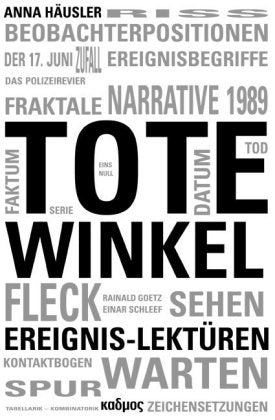 Tote Winkel Ereignis-Lektüren