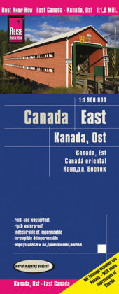 Reise Know-How Landkarte Kanada Ost / East Canada (1:1.900.000),