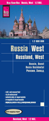 Reise Know-How Landkarte Russland West / Russia West (1:2.000.000),