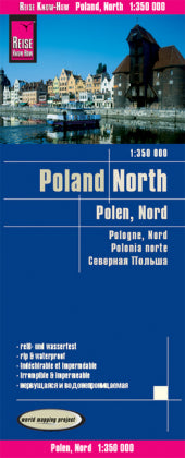 Reise Know-How Landkarte Polen, Nord / Poland, North