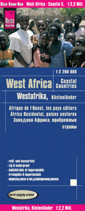 Reise Know-How Landkarte Westafrika, Küstenländer (1:2.200.000)