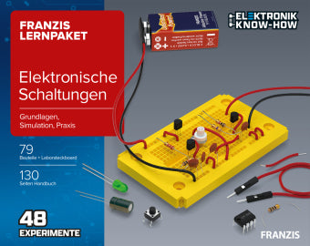 Lernpaket Elektronische Schaltungen, 79 Bauteile und Laborsteckboard