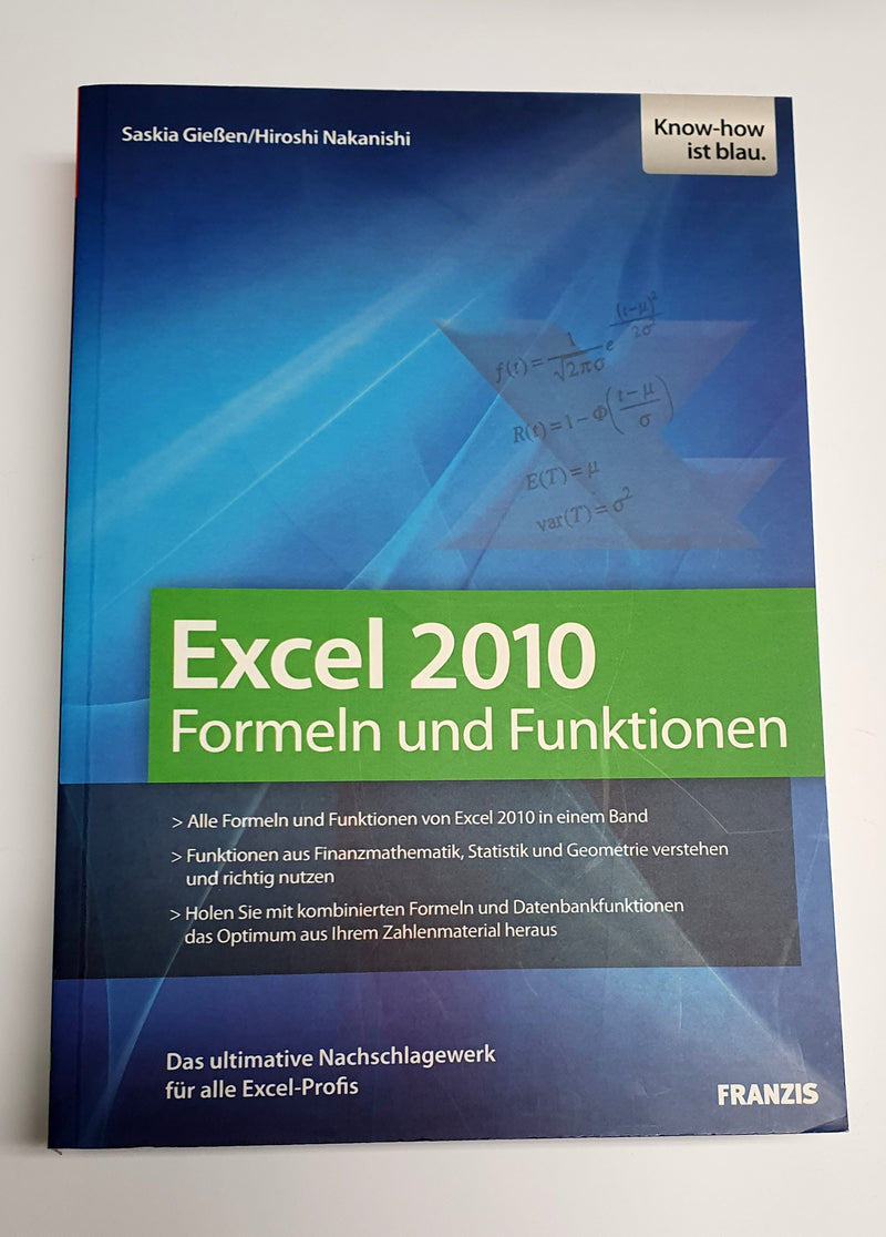 Excel 2010 Formeln und Funktionen