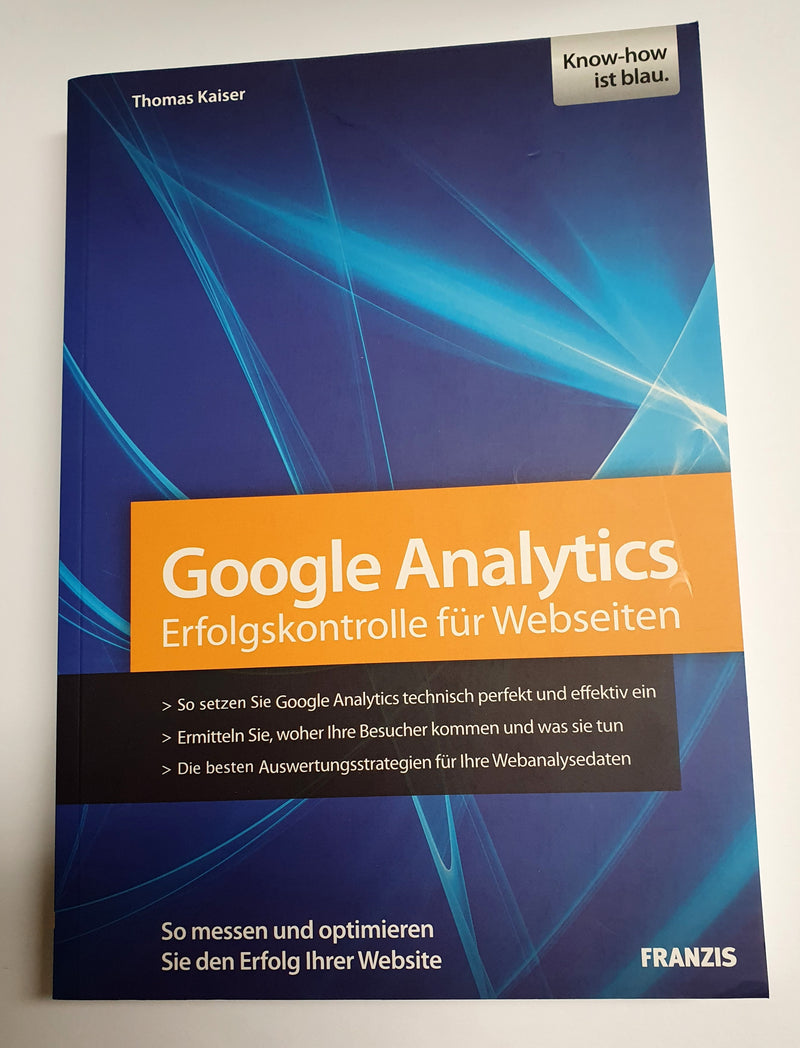 Google Analytics Erfolgskontrolle/Websei