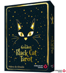 Golden Black Cat Tarot - Hochwertige Stülpdeckelschachtel mit Goldfolie