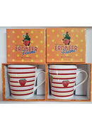 Erdbeerträume - Porzellantasse -2 er Set